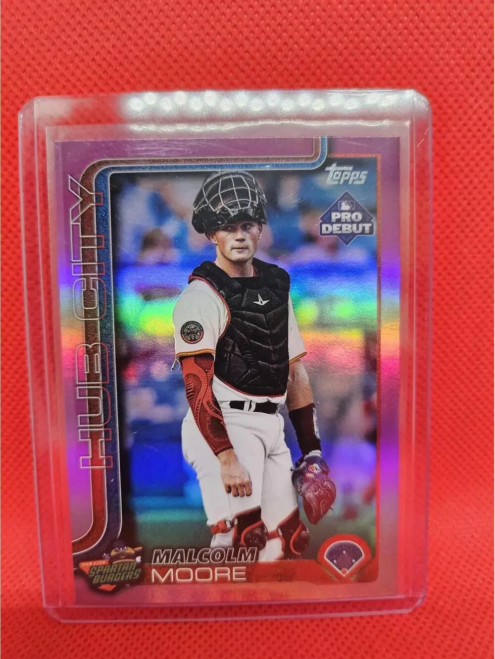 Malcolm Moore [Refractor] #PDC-199 - No. 80/199 - 2025 Topps Pro Debut Chrome